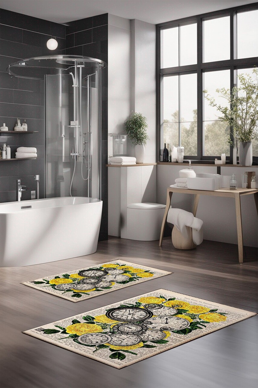 Set covorase de baie, L'essentiel Maison, CT-5358, Multicolor - imagine 4